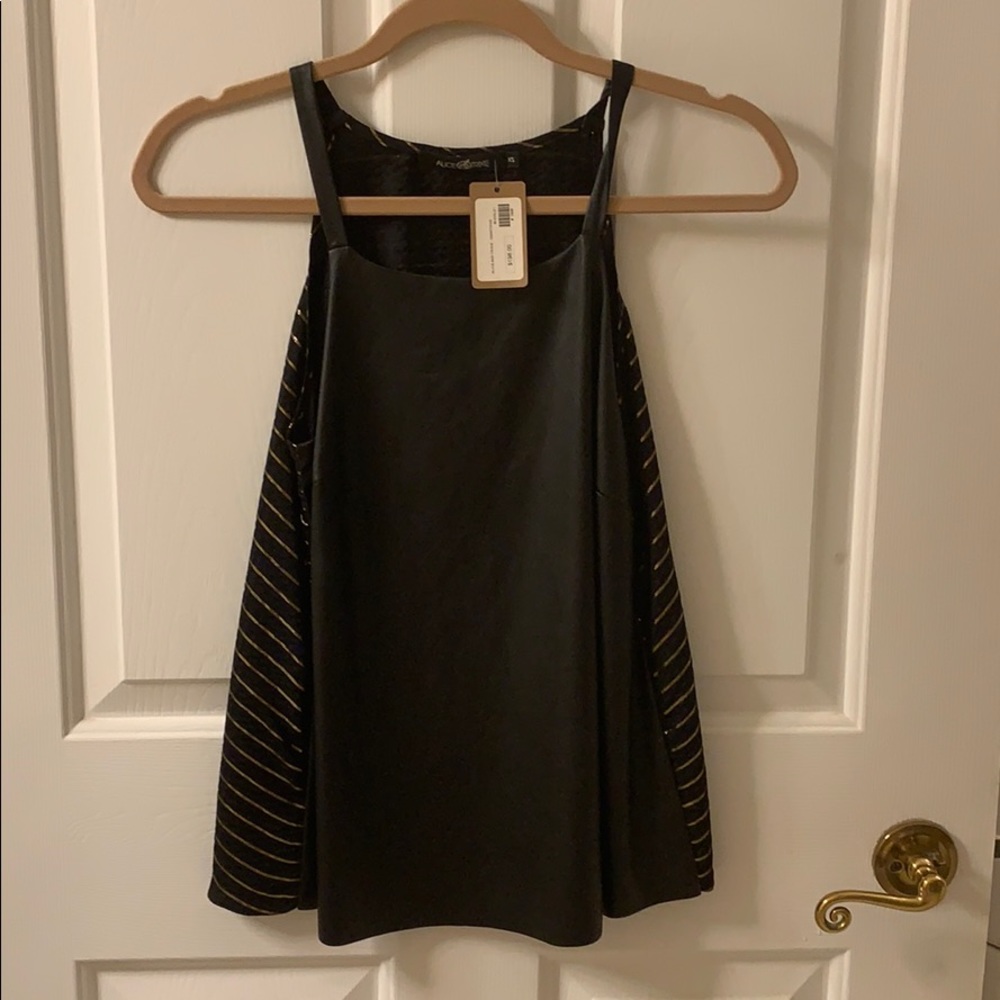 Leather Alice and Trixie top